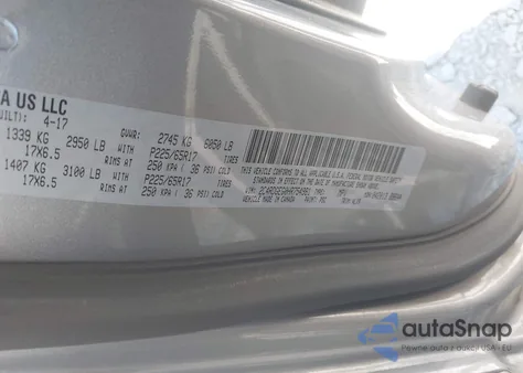 2017 Dodge Grand Caravan Gt from USA, damaged, VIN 2C4RDGEG0HR754981